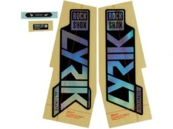 RockShox Decal Kit Til Lyrik Ultimate - Gloss Rainbow - 11.4018.105.049