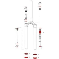 ROCKSHOX Service Kit, Full, Solo Air For Sektor - 11.4018.017.000 -Enduro Butik 185221 00 d 339118