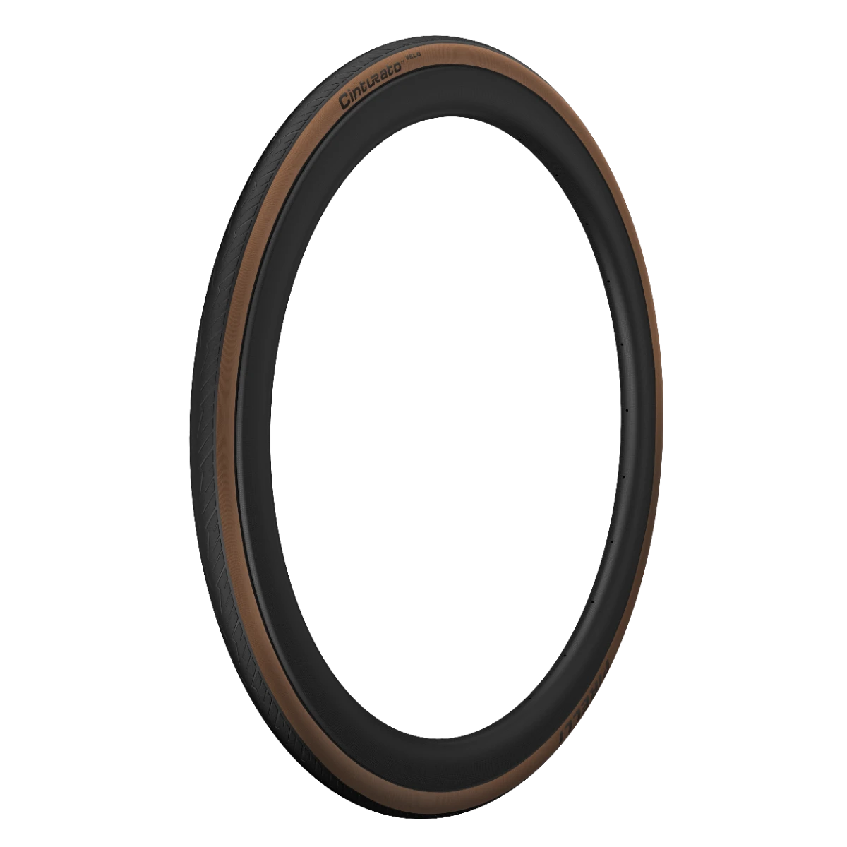 Pirelli Cinturato Velo 700x28C - TLR - Sort/brun - 4043300 2 Pirelli Cinturato Velo 700x28C - TLR - Sort/brun - 4043300 - Billede 2