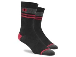 Crankbrothers Icon MTB Strømper - Sort/Rød - 8123x