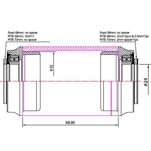 Krankboks TOKEN BB30 Til Hollowtech 24 Mm TK-BB30AR/2 2 Krankboks TOKEN BB30 Til Hollowtech 24 Mm TK-BB30AR/2 - Billede 2