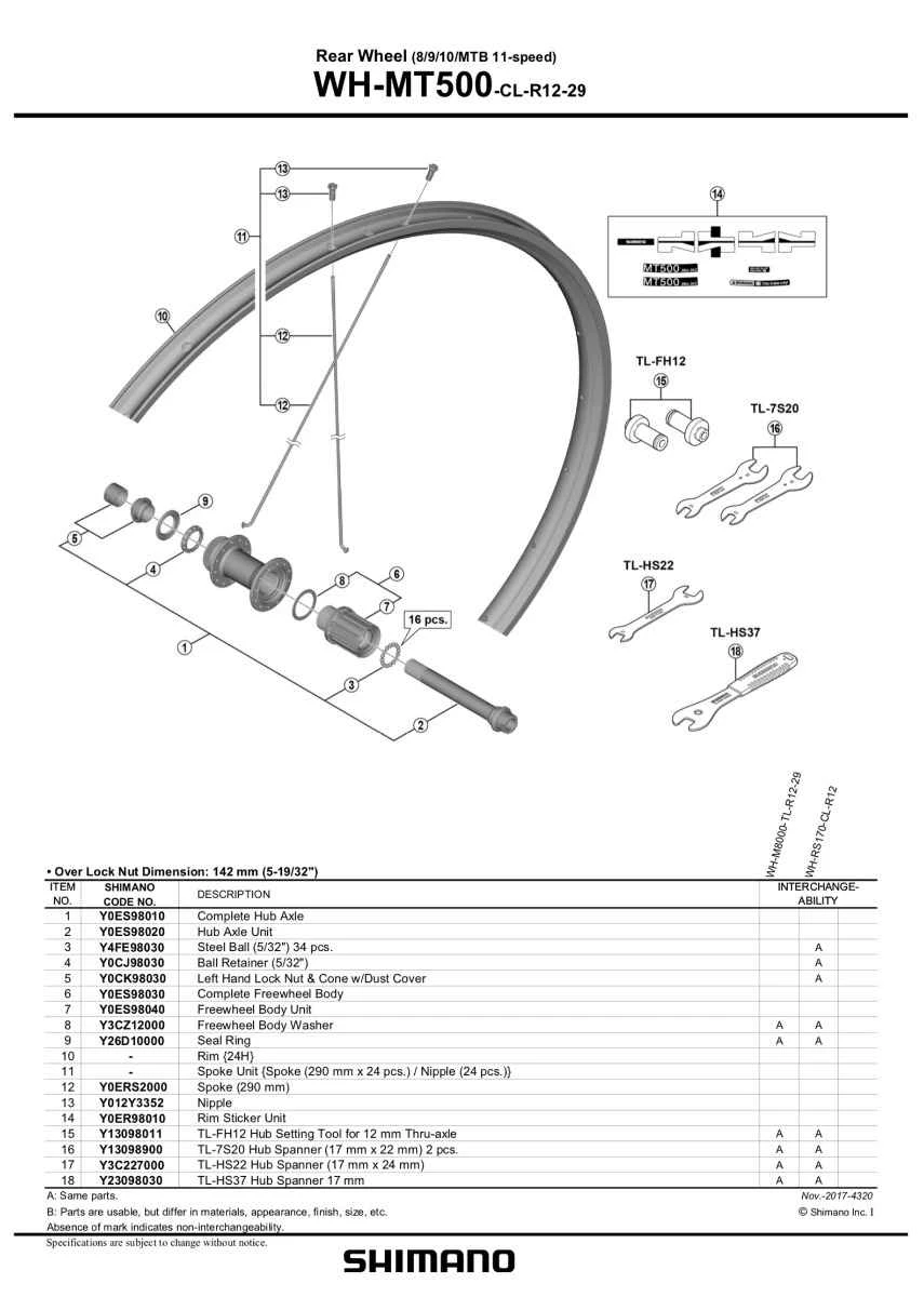Baghjul Shimano WH-MT500 27,5" 5/135 Mm - CL - EWHMT500RD7C 2 Baghjul Shimano WH-MT500 27,5" 5/135 Mm - CL - EWHMT500RD7C - Billede 2