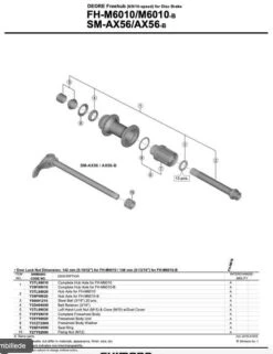 Shimano FH-M6010 Kassettehus/body - Y39Y98020 -Enduro Butik fh m6010