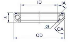 TOKEN Leje Styrfitting 1,5" - TK518H8 5 TOKEN Leje Styrfitting 1,5" - TK518H8 -Enduro Butik headset angles 6 2