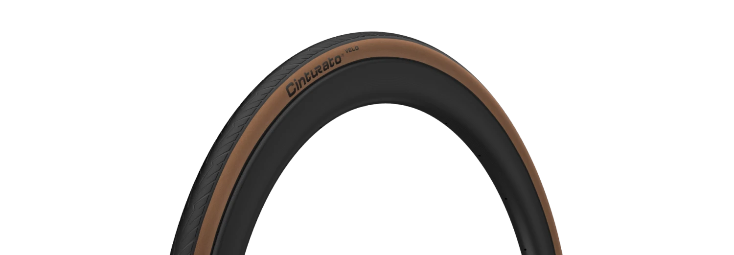 Pirelli Cinturato Velo 700x28C - TLR - Sort/brun - 4043300 3 Pirelli Cinturato Velo 700x28C - TLR - Sort/brun - 4043300 - Billede 3