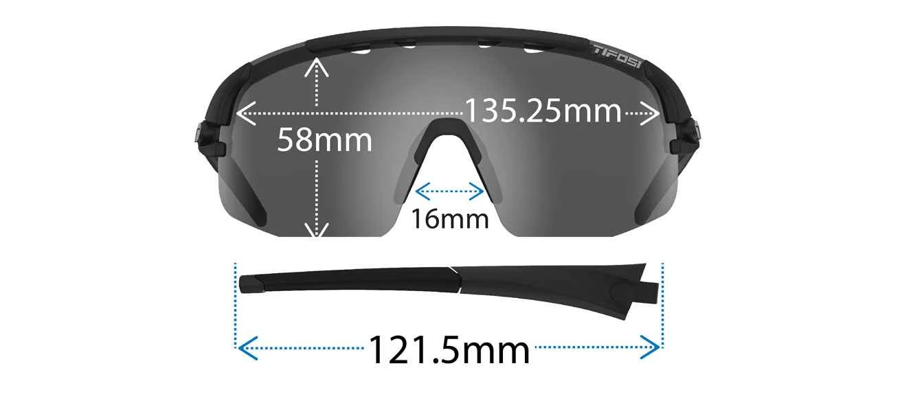 Cykelbrille Tifosi Sledge Lite - Matsort - Clarion Red Fototec - 1670300130 6 Cykelbrille Tifosi Sledge Lite - Matsort - Clarion Red Fototec - 1670300130 - Billede 6