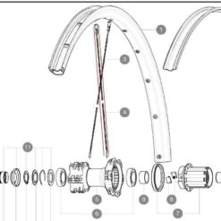 Mavic Eger Straightpull - 293 Mm - Sort - 36689601 -Enduro Butik spaak 293mm mavic crossroc