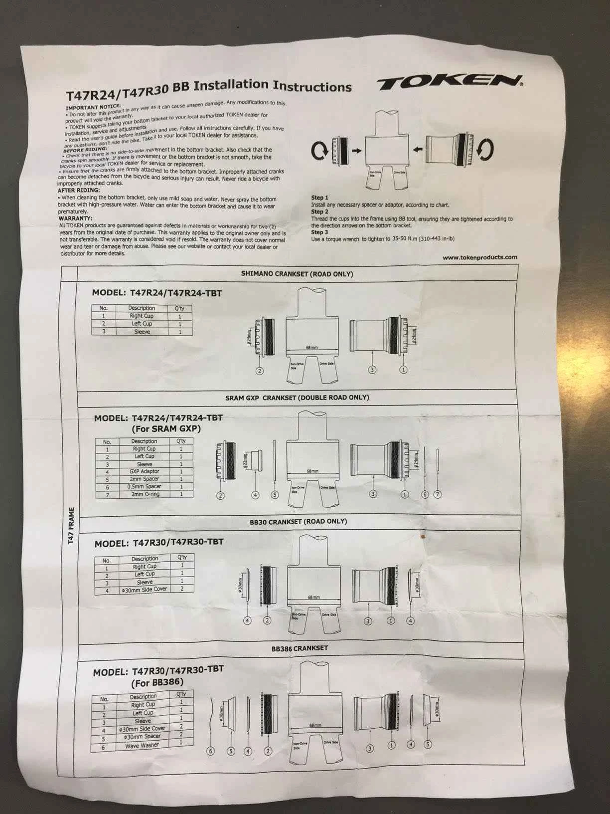 Krankboks TOKEN T47R30 30 Mm - TK-T47R30 2 Krankboks TOKEN T47R30 30 Mm - TK-T47R30 - Billede 2