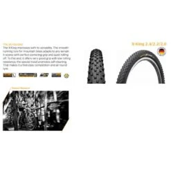 Continental Cross-King Performance 29" X 2,0" - 0150306 -Enduro Butik x king 02
